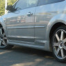 Накладки на пороги "Sport" для Ford Focus 2 (хэтчбэк) 3-5D (2004-2011) купить недорого с доставкой в Соликамск